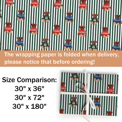 Teddy Bear Wrap Gift