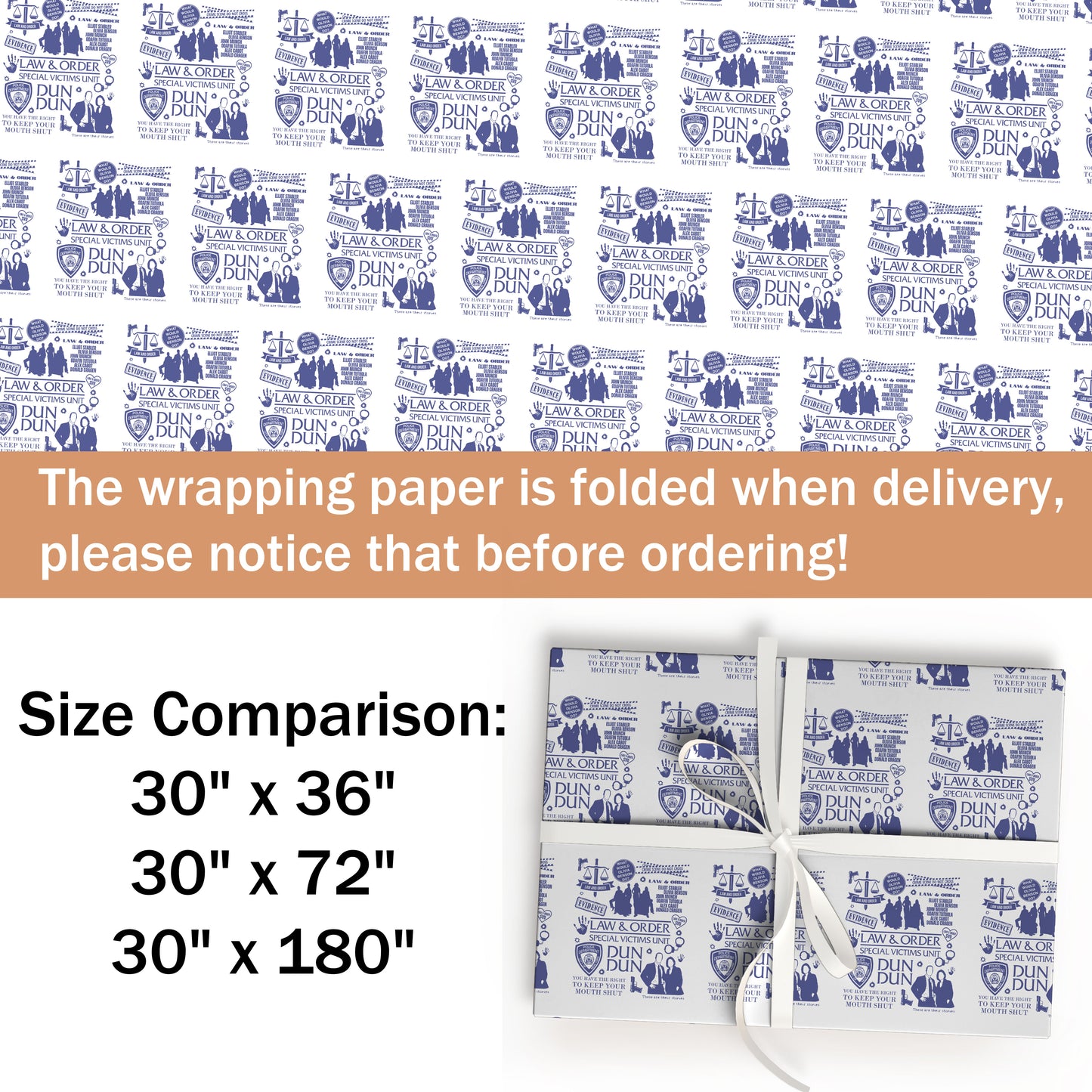 White Christmas Movie Wrapping Paper