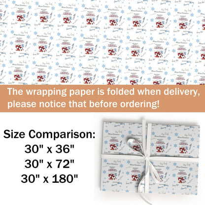 White Christmas Wrapping Paper Gifts