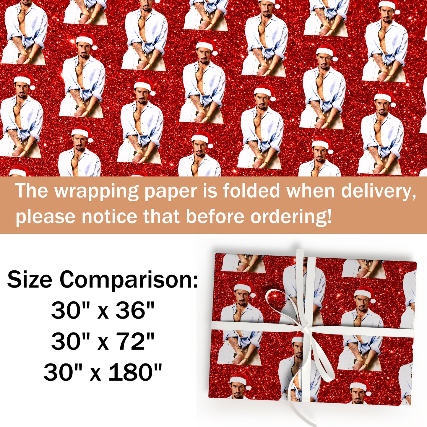 Bad Bunny Wrapping Paper Sheet