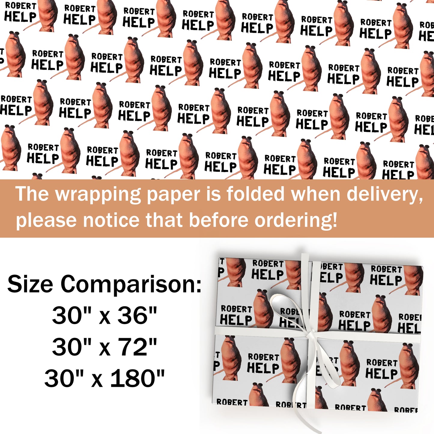 Funny Meme Marcus The Worm Wrapping Paper