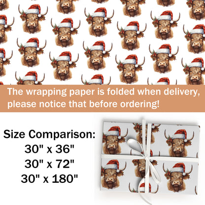 Highland Cow Wrapping Paper