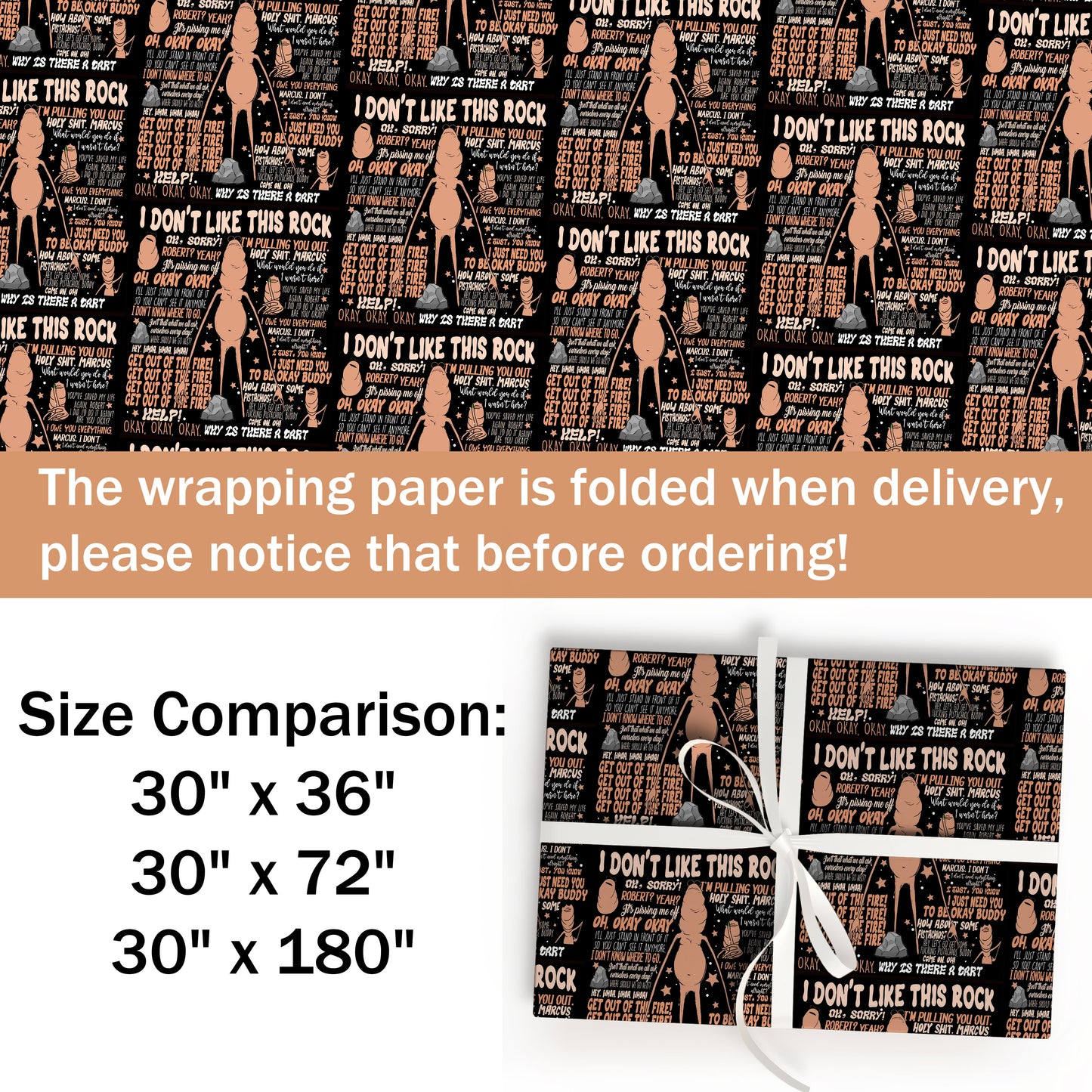 Marcus The Worm Brain Rot Gift Wrap