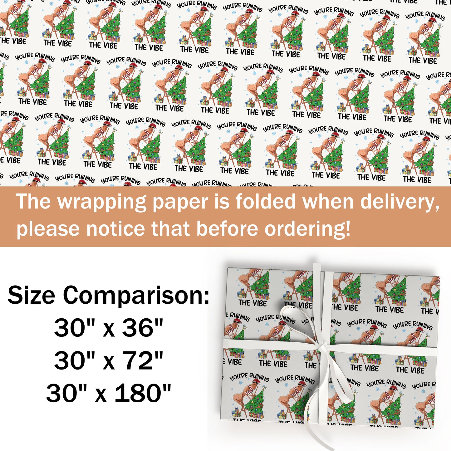 Marcus The Worm Wrapping Paper Christmas Gift