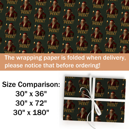 Gandalf Wrapping Paper Lord of the Rings Gift Wrap