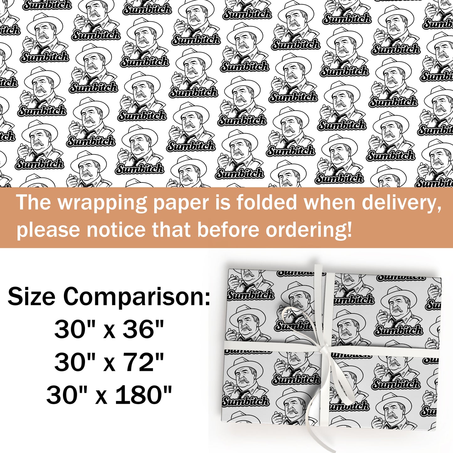 Smokey and the Bandit Wrapping Paper