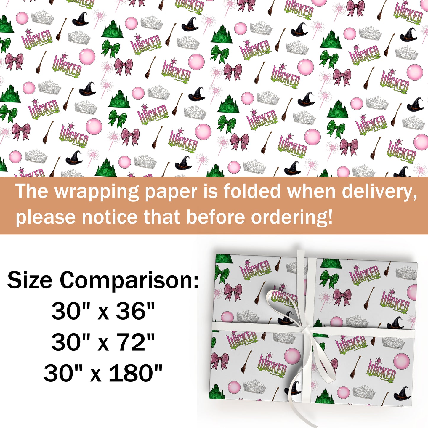 Witcked Wrapping Paper Roll