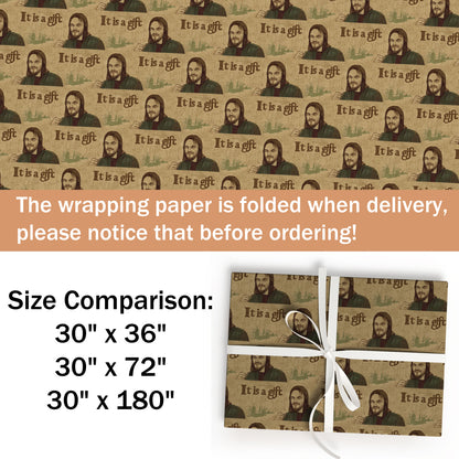 It's A Gift Wrapping Paper Sheet Christmas Gift