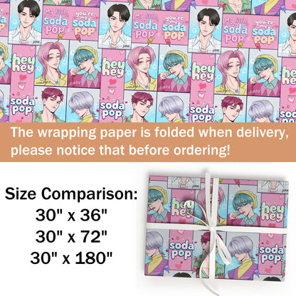 K-pop Demon Hunters Soda Pop Gift Wrap