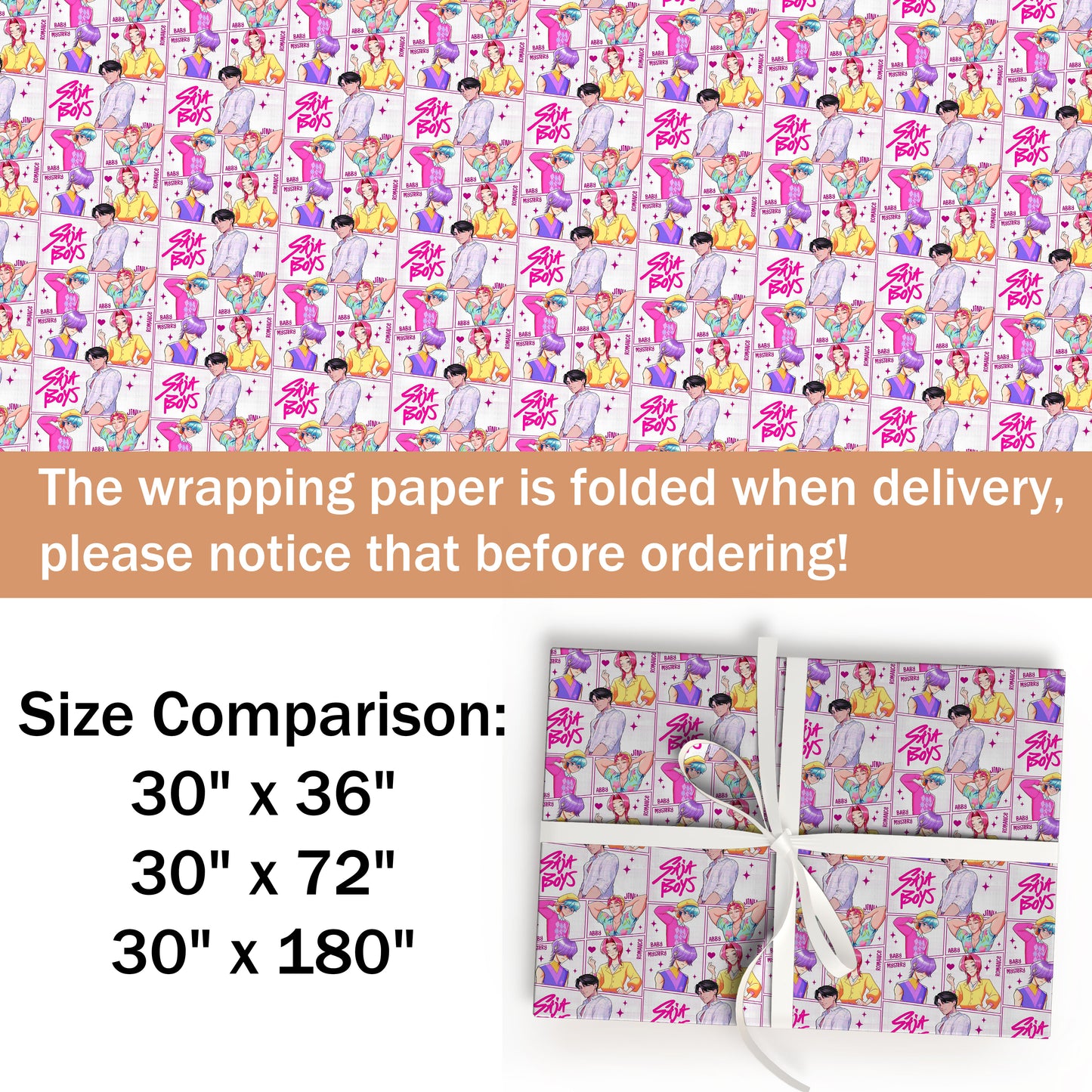 K-pop Demon Hunters Soda Pop Wrapping Paper