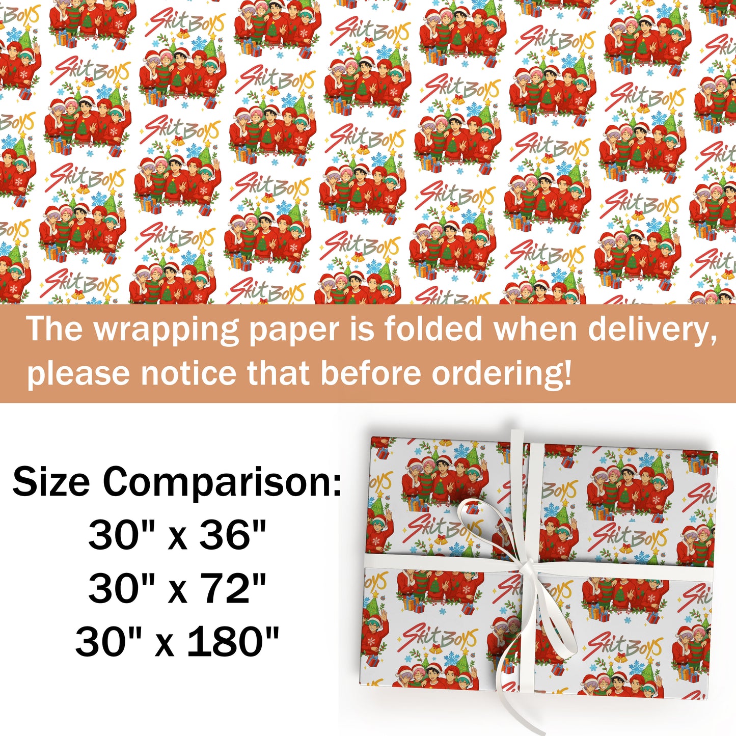 Demon Hunters Skit Boys Wrapping Paper