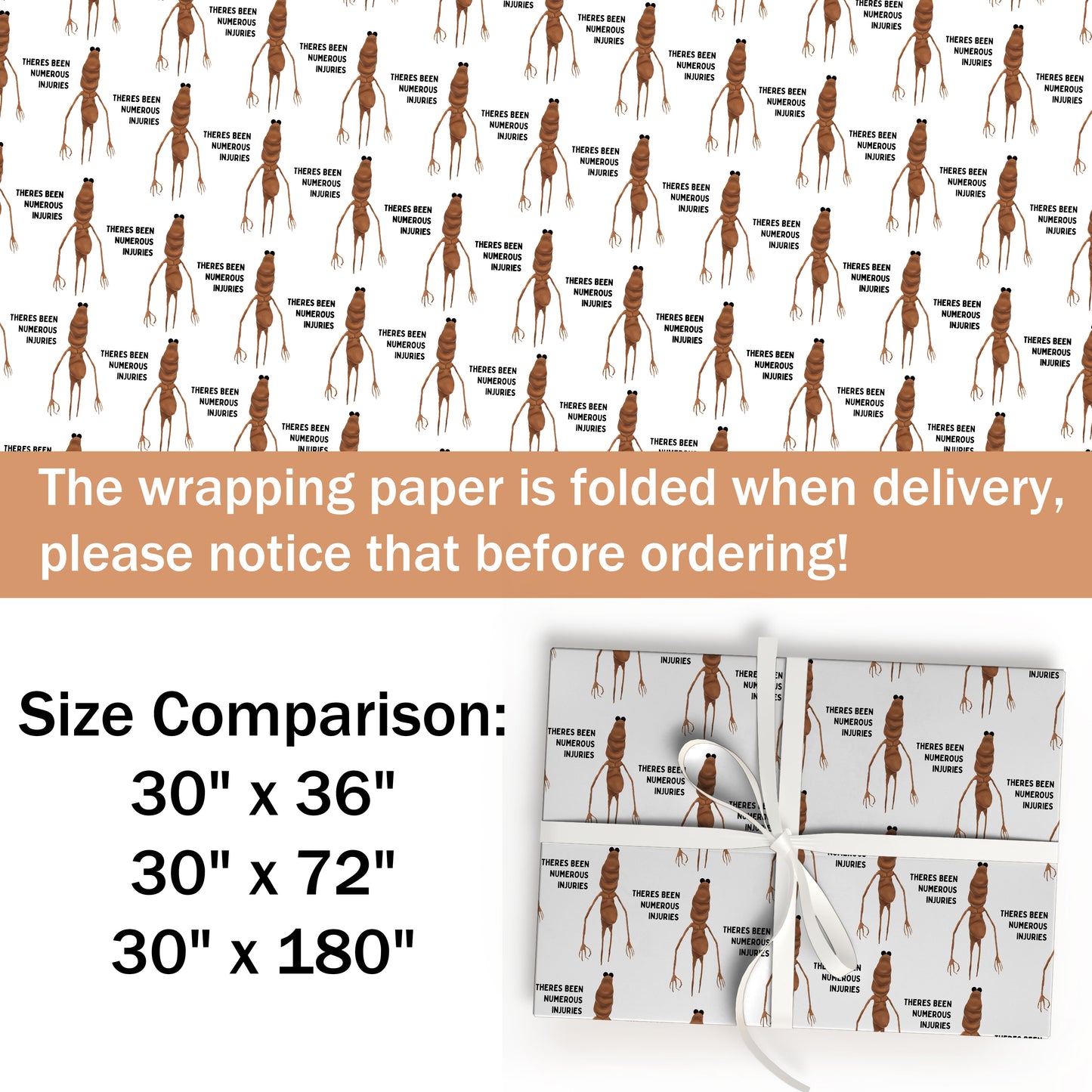 Marcus the Worm VR Chat Meme Funny Gift-Wrapping Paper