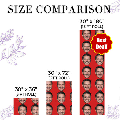 Pedro Pascal Wrapping Paper Gifts