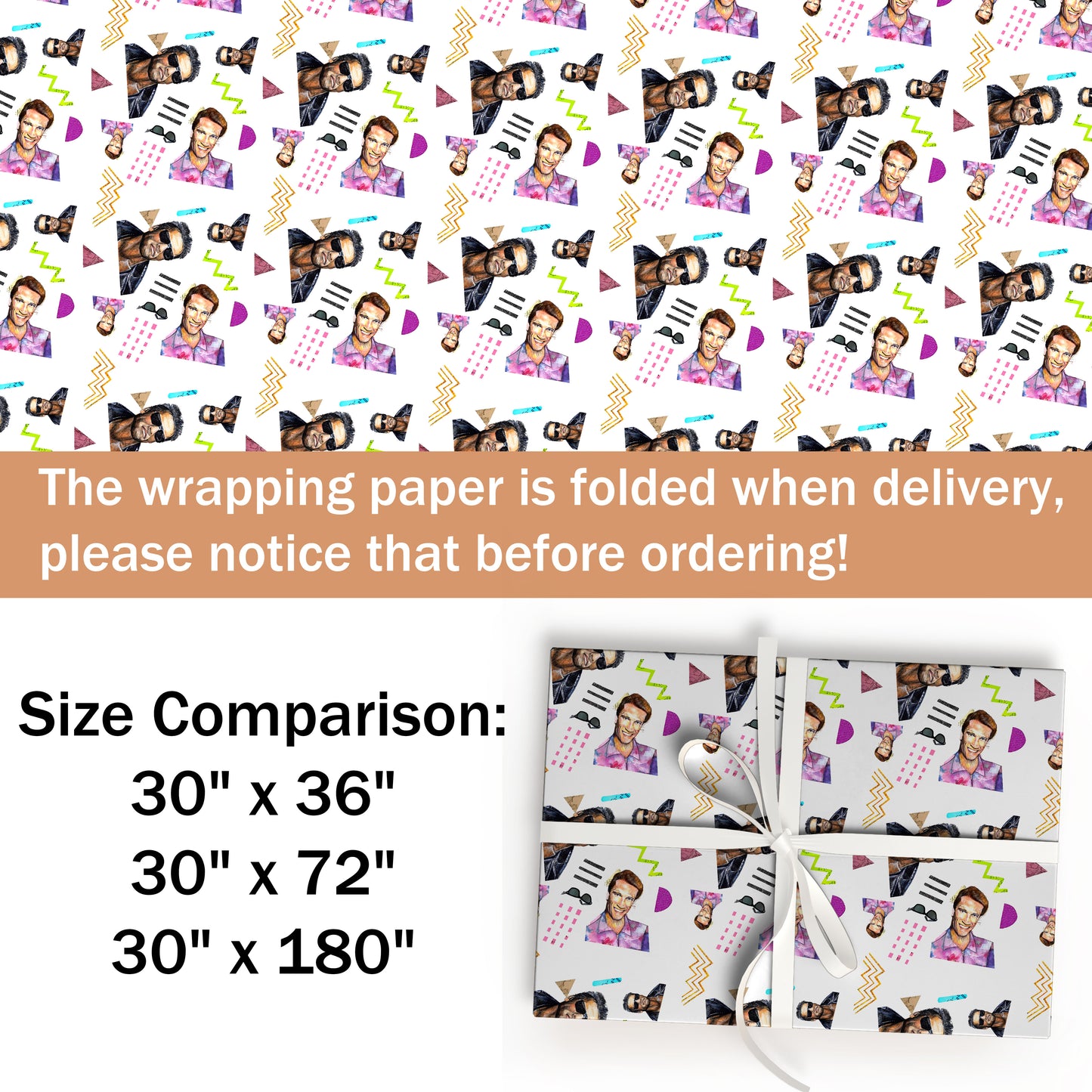 Schwarzenegger Wrapping Paper