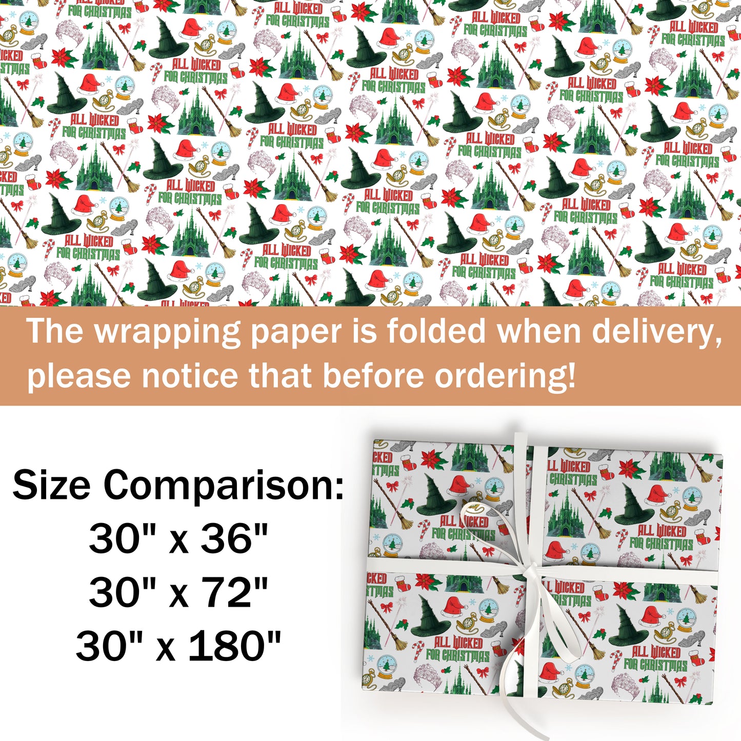 Wicked Movie Wrapping Paper