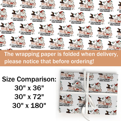 Santa Christmas Meme Wrapping Paper