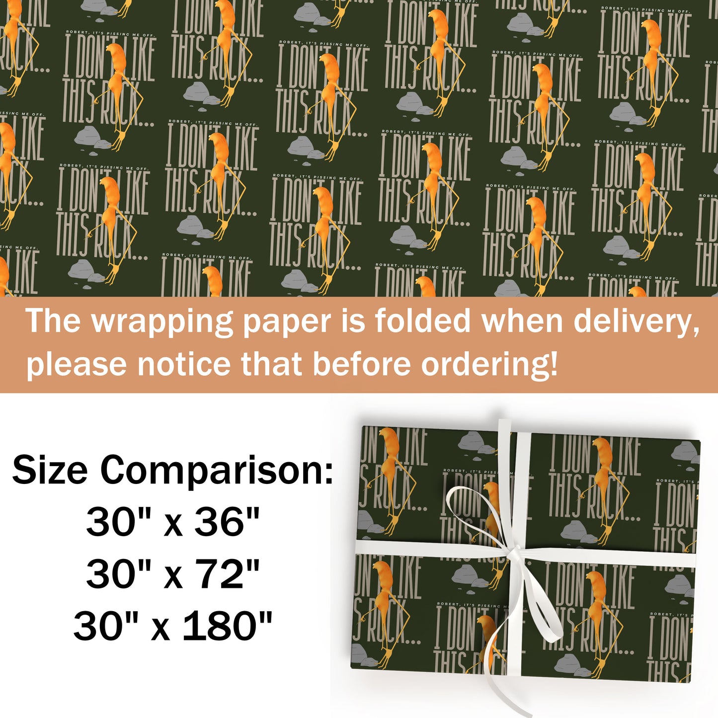 Marcus The Worm Wrapping Paper