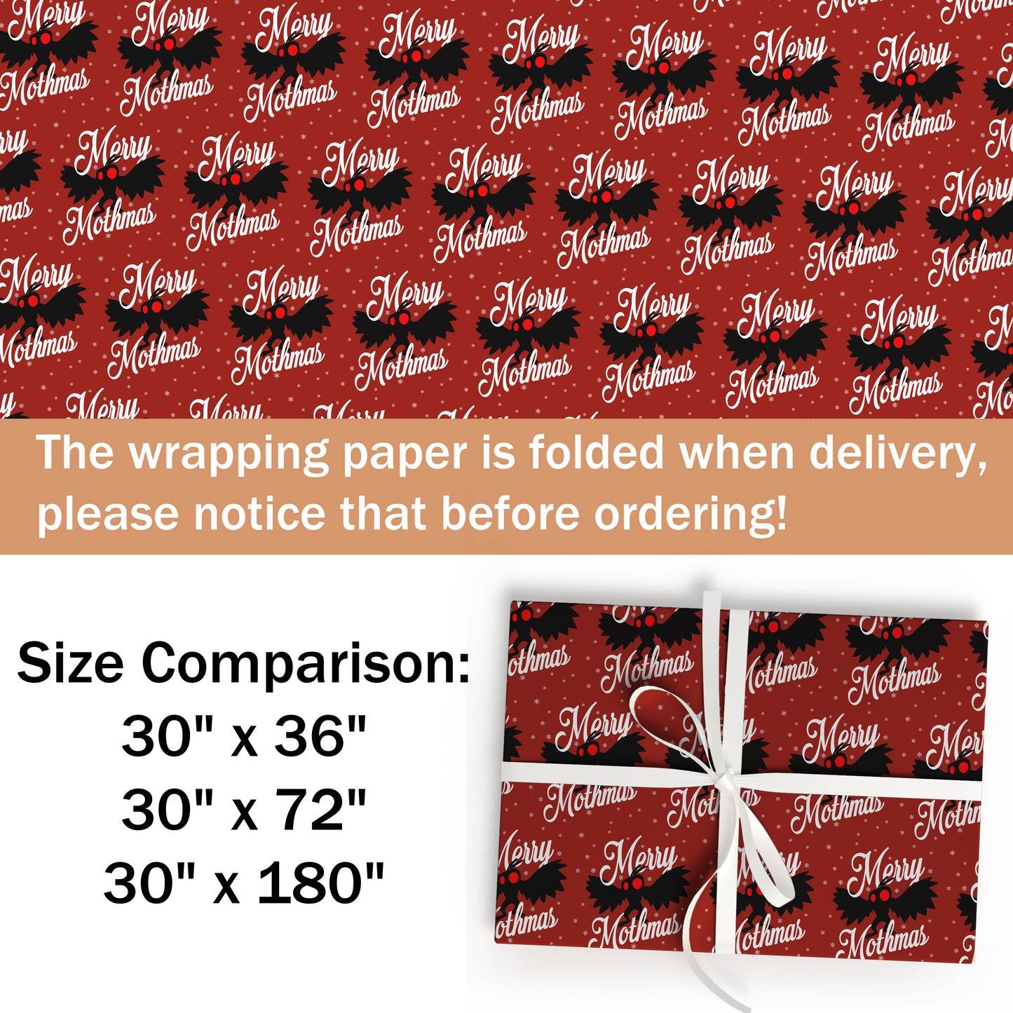 Mothman Wrapping Paper Xmas Gift