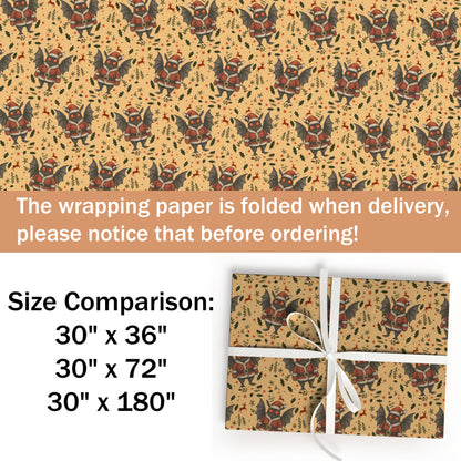 Mothman Santa Wrapping Paper