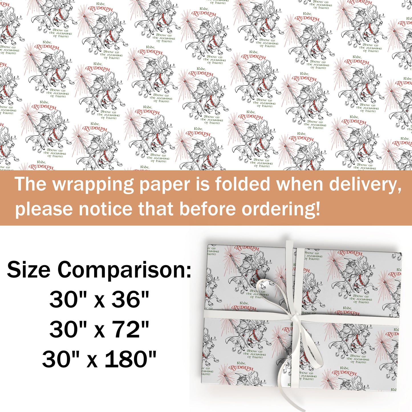 Gandalf's wisdom Lord of the Rings Wrapping Paper