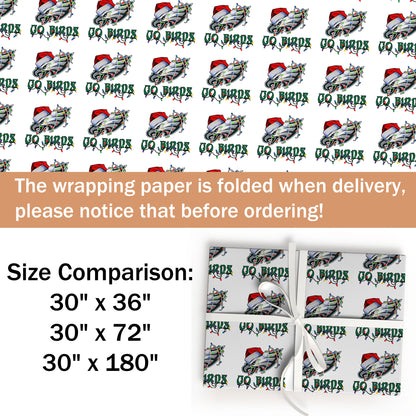 American Football Go Bird Christmas Wrap Gifts