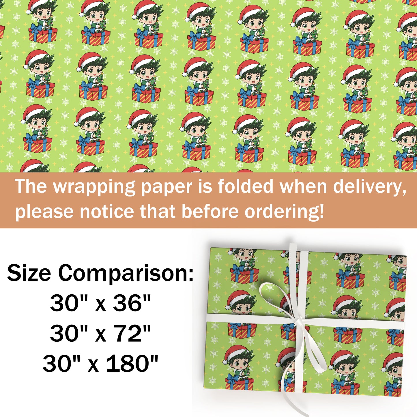 Demon Hunters Wrapping Paper For Kid Birthday