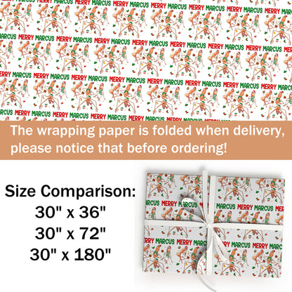 Marcus Santa Wrapping Paper