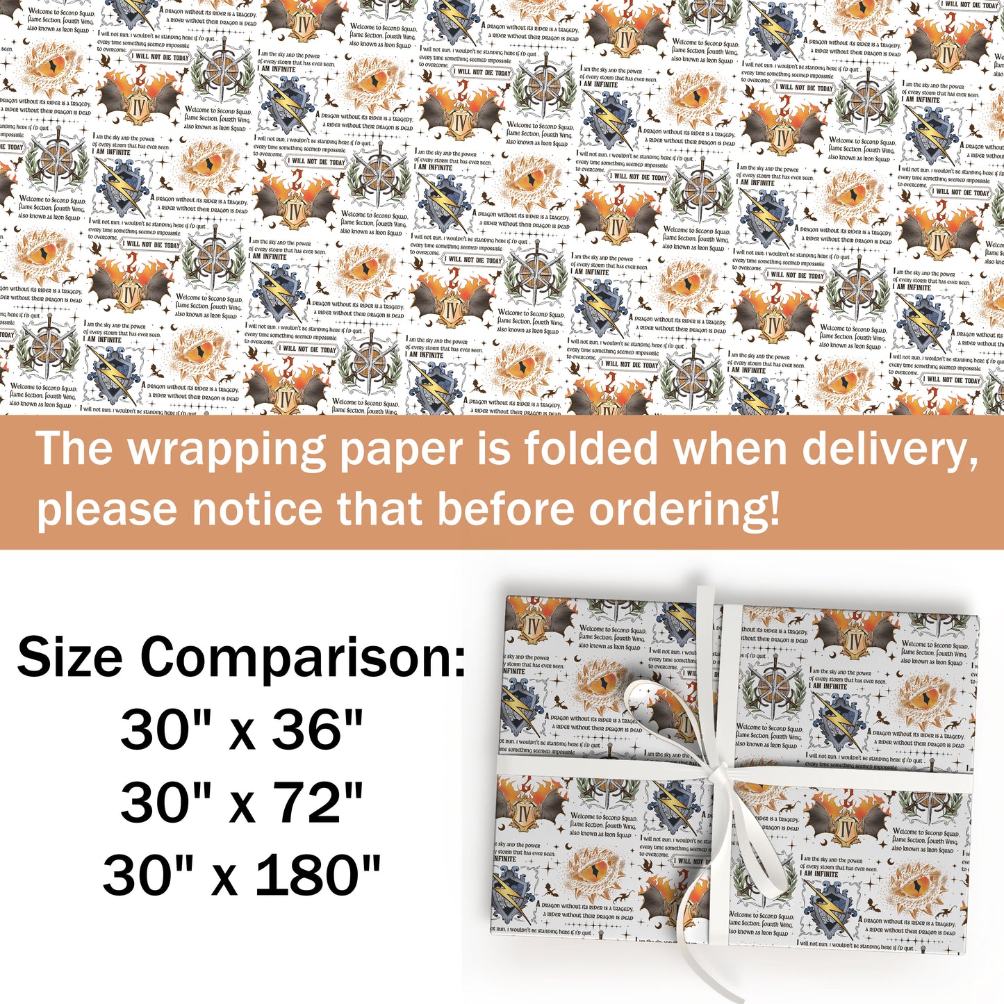 Fourth Wing Wrapping Paper