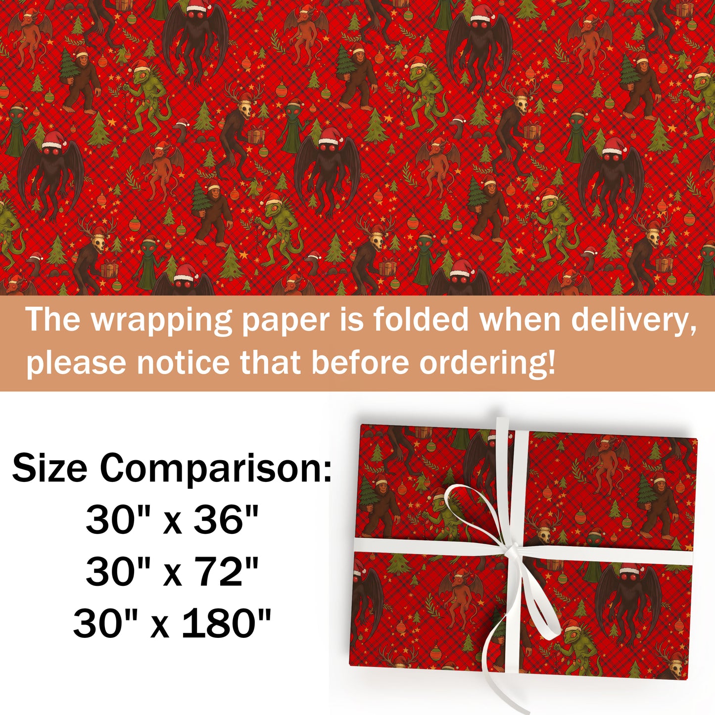 Mothman Wrapping Paper