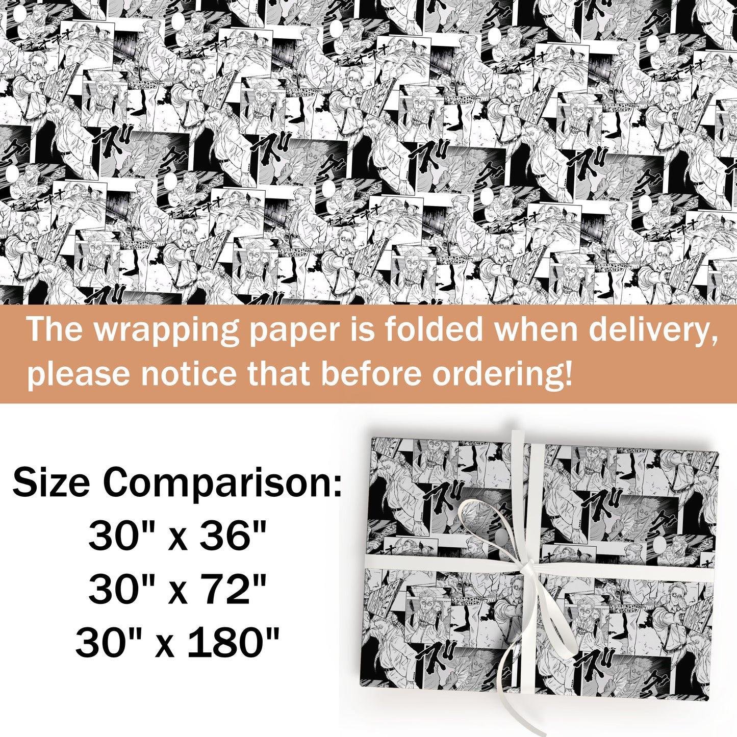 Chainsaw Man Wrapping Paper Birthday Gift