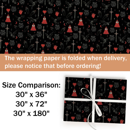 Kingdom of Ash The Thirteen Wrapping Paper