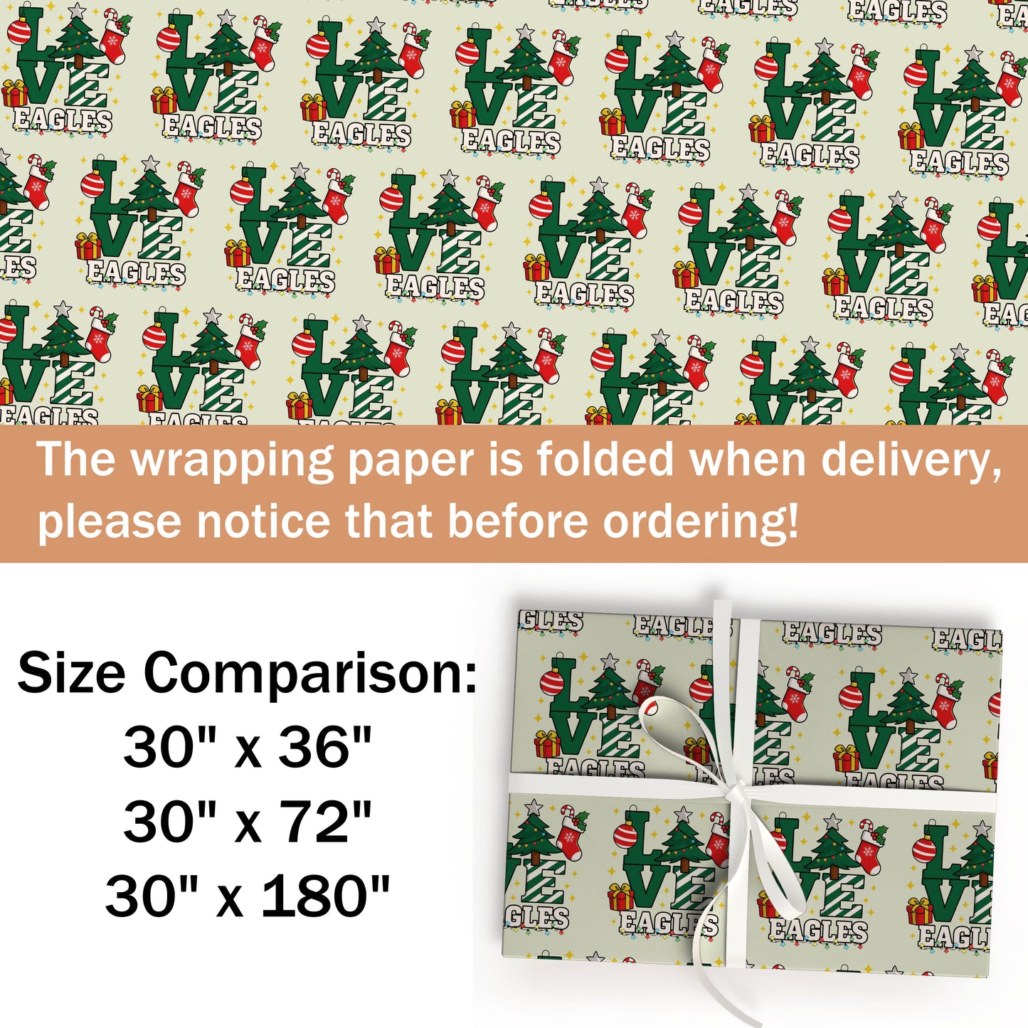 Football Christmas Wrap Gift