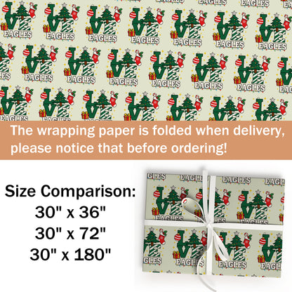 Football Christmas Wrap Gift