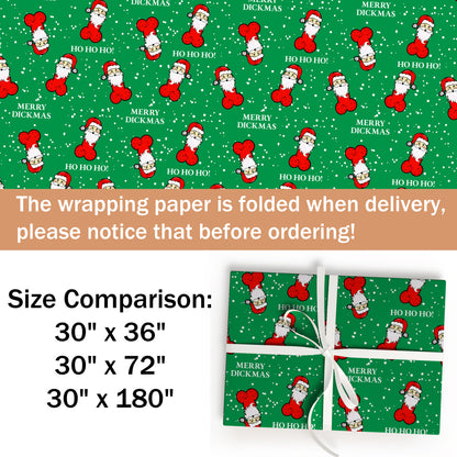 Funny Santa Wrapping Paper