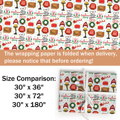 A Christmas Story Wrapping Paper Roll