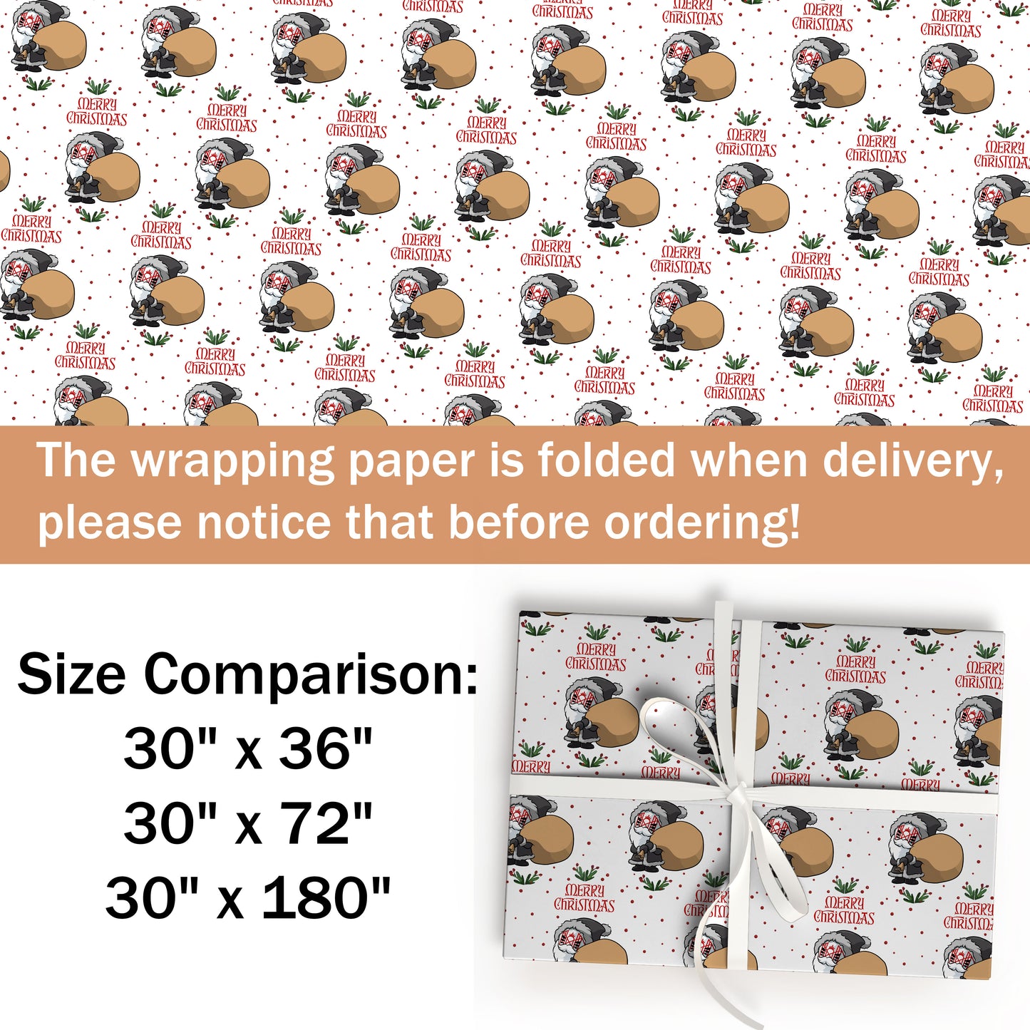 Sleep Token Wrapping Paper Gift Christmas