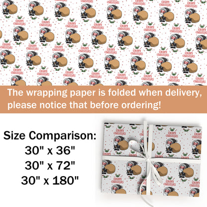 Sleep Token Wrapping Paper Gift Christmas