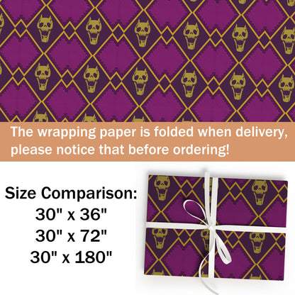 Jojo Anime Wrapping Paper Holiday Birthday Gifts