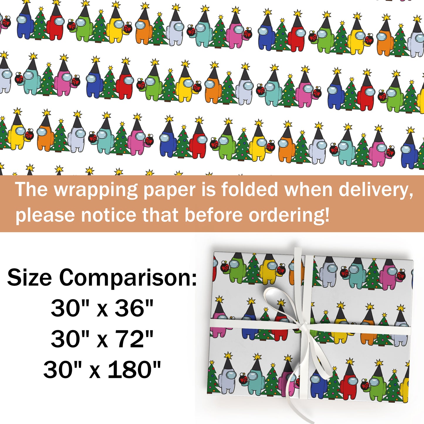 Among Us Wrapping Paper