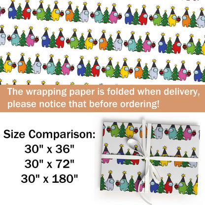 Among Us Wrapping Paper