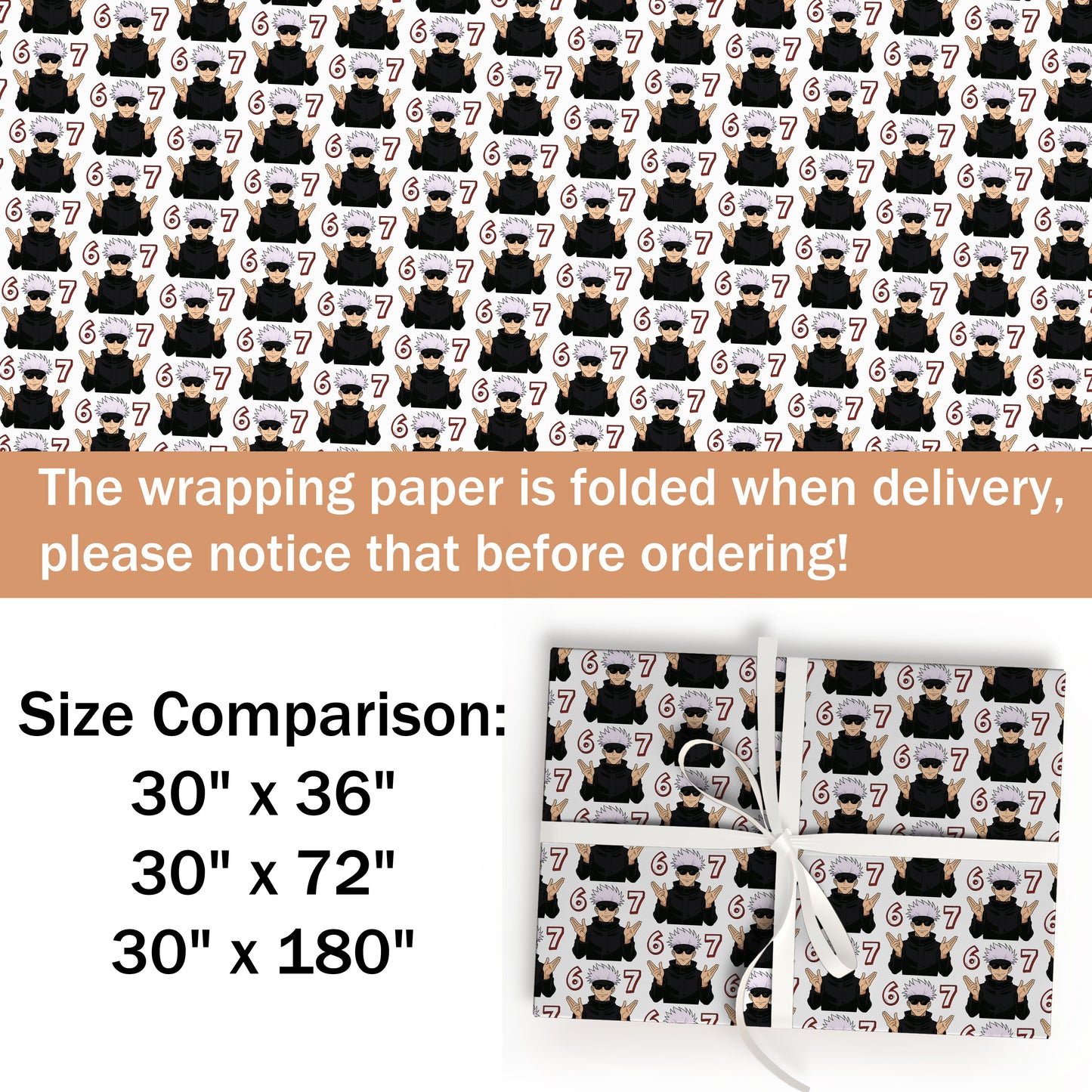 Jujutsu Kaisen 67 Wrapping Paper