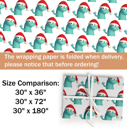 Lizard Christmas Wrapping Paper