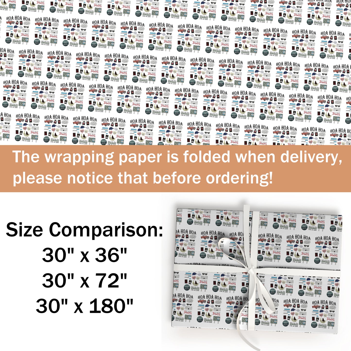 Twilight Hoa Hoa Hoa Wrapping Paper