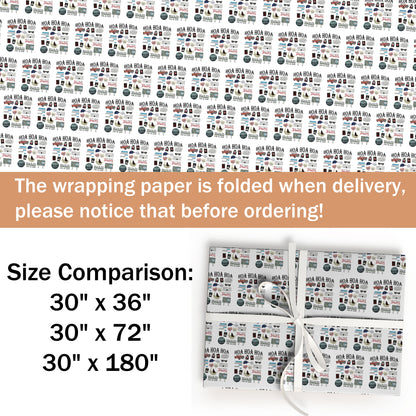 Twilight Hoa Hoa Hoa Wrapping Paper