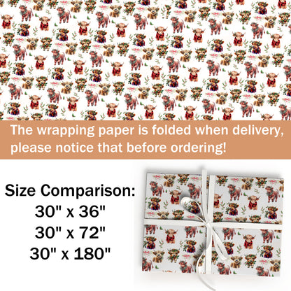 Mooey Cows Christmas Wrapping Paper