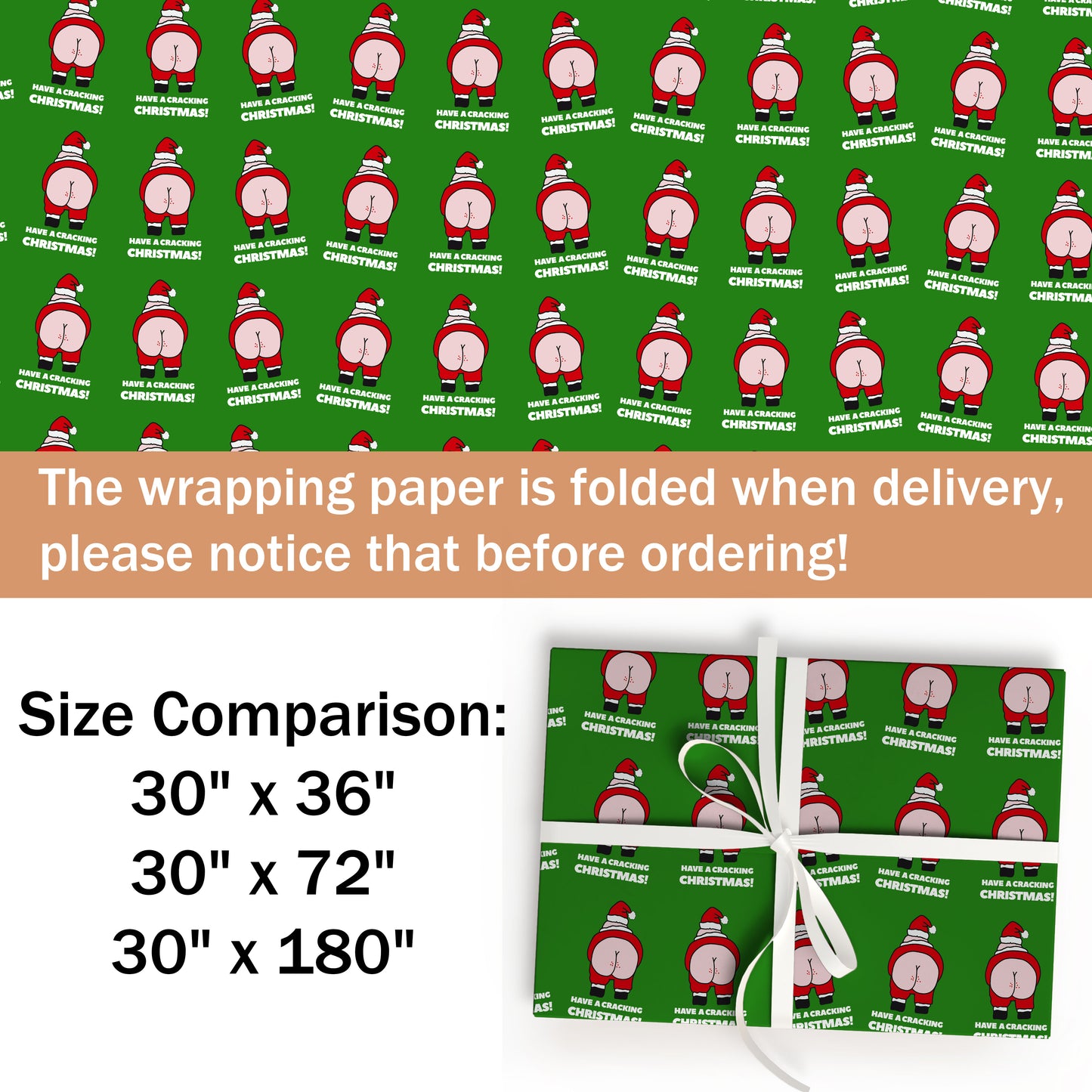 Twerking Santa Wrapping Paper