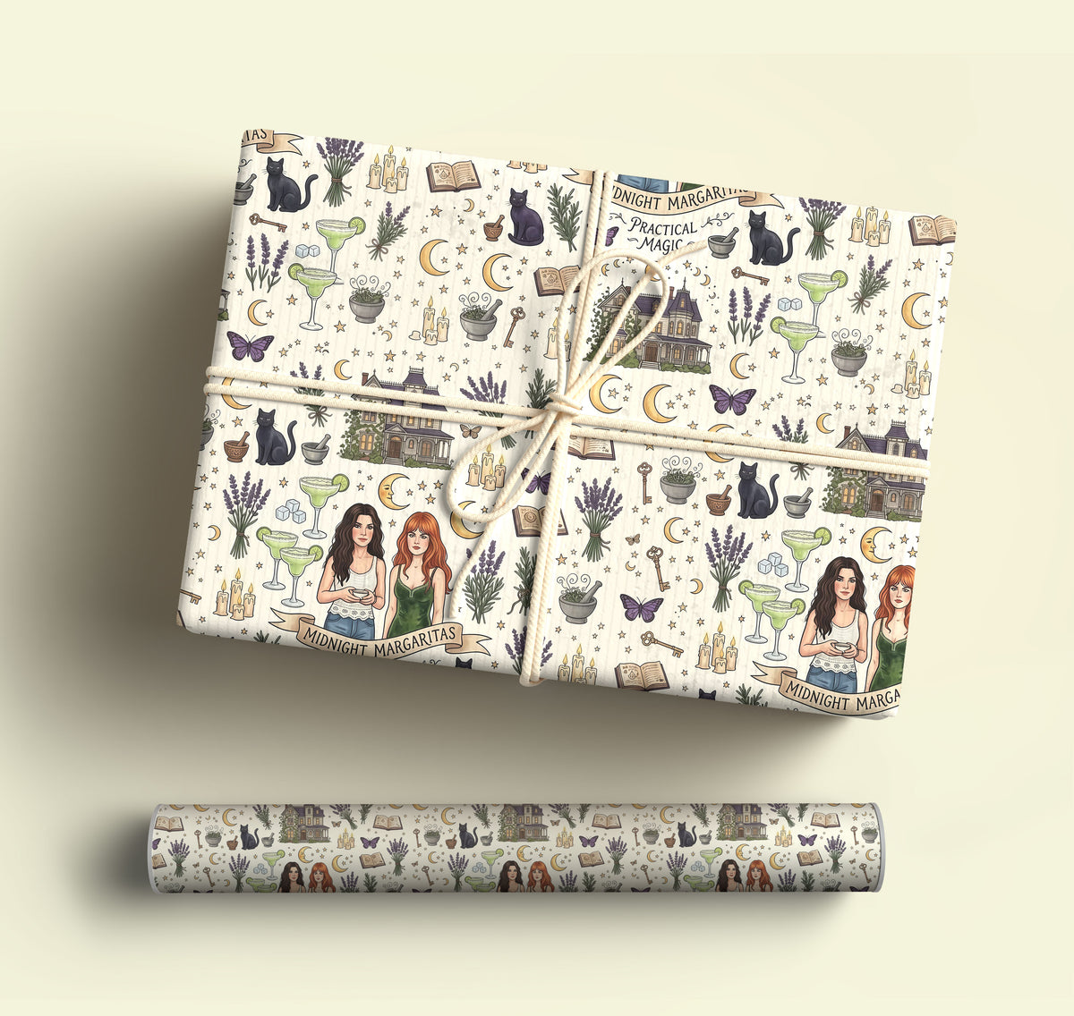 Cream House Practical Magic Wrapping Paper – Gift Wrap for Fans