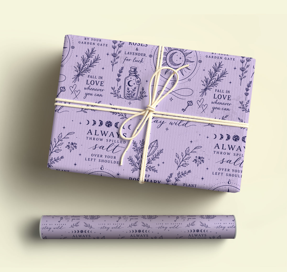 Lavender Practical Magic Wrapping Paper – Gift Wrap for Fans