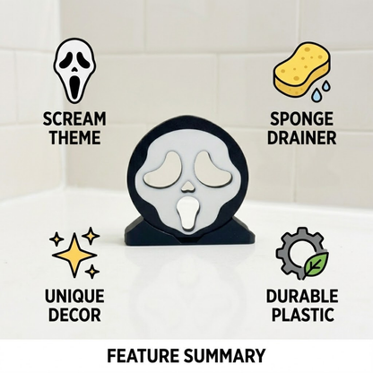 Ghostface Scrub Daddy or Scrub Mommy Sponge Holder