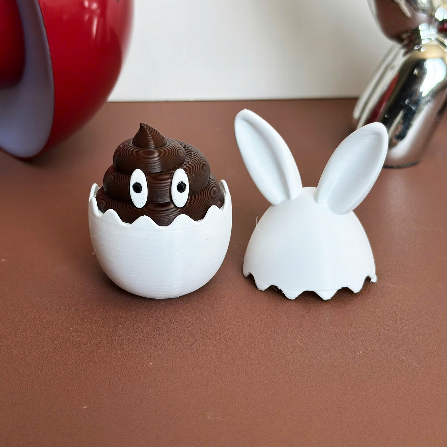 Surprise Egg with Hidden Poop Inside